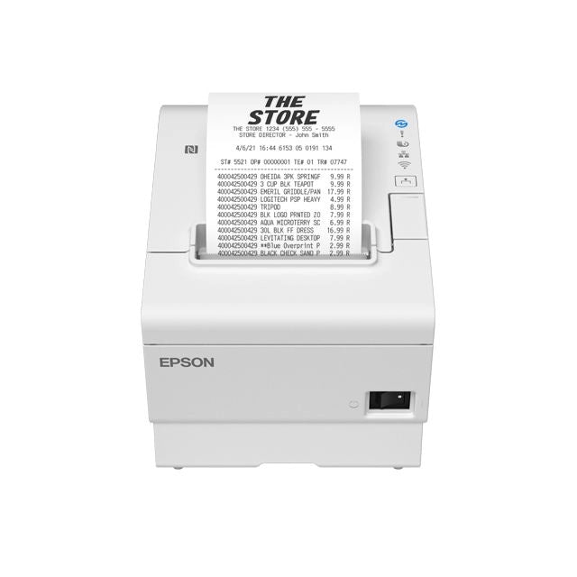 Epson tm-t88vii (111): usb, ethernet, serial, ps, white - C31CJ57111