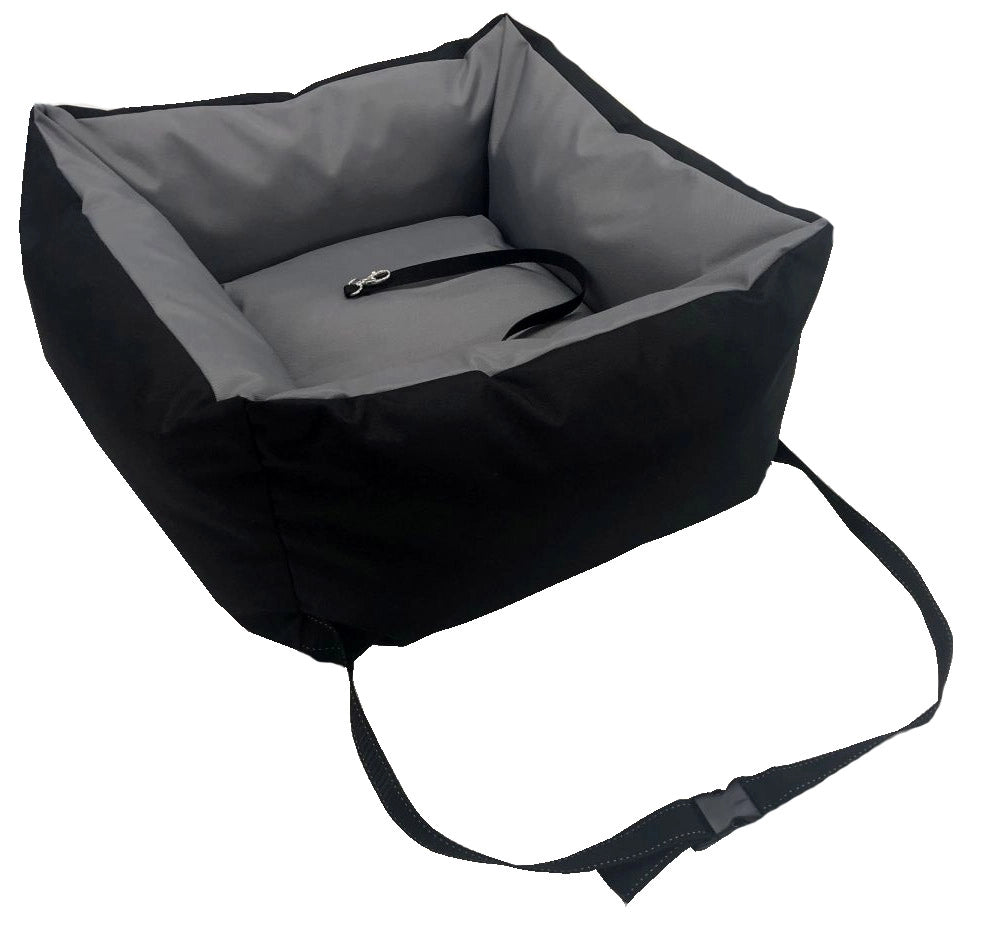 AIO FACTORY Trasportino per auto impermeabile grigio per cani 55x55 cm
