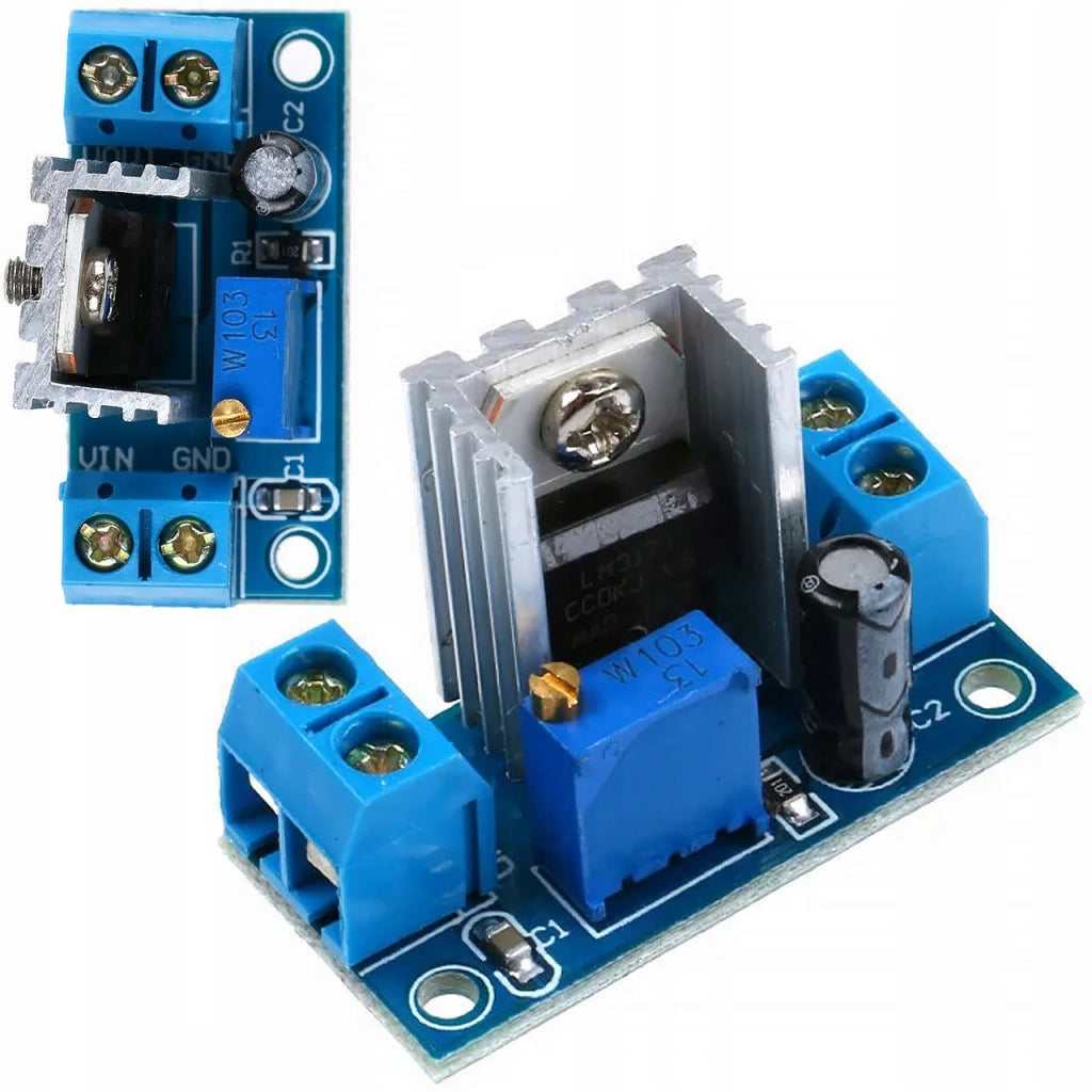 Stabilizzatore Regolabile LM317 1.5A 37V – Alta Efficienza e Stabilità | Tensione Fino a 37V | Progetti Elettronici DIY