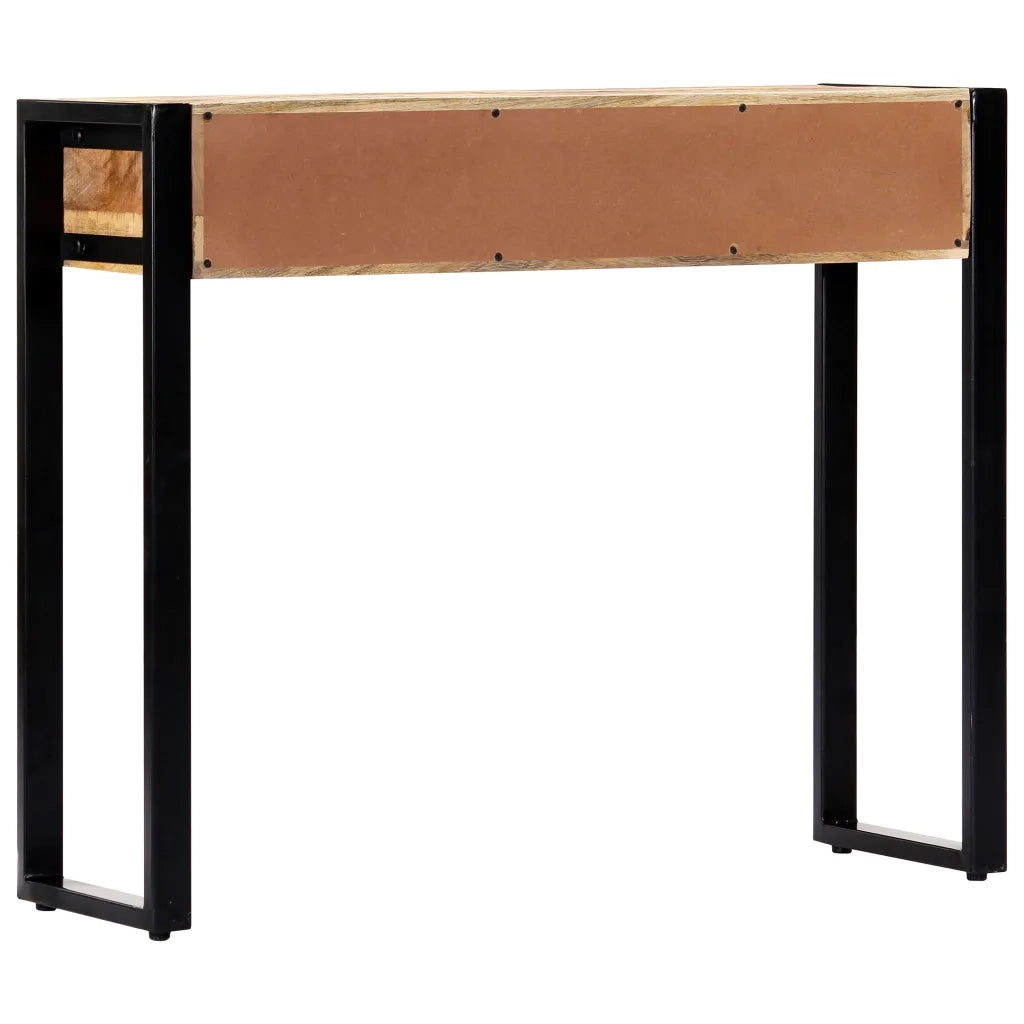Tavolo Consolle | Tavolo d'Ingresso 90x30x75 cm in Legno Massello di Mango