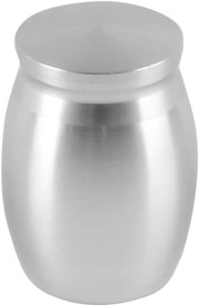 Urna crematoria per animali acqua resistente - RVS - 30x30x40mm - Argento