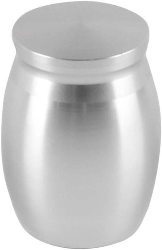 Urna crematoria per animali acqua resistente - RVS - 30x30x40mm - Argento