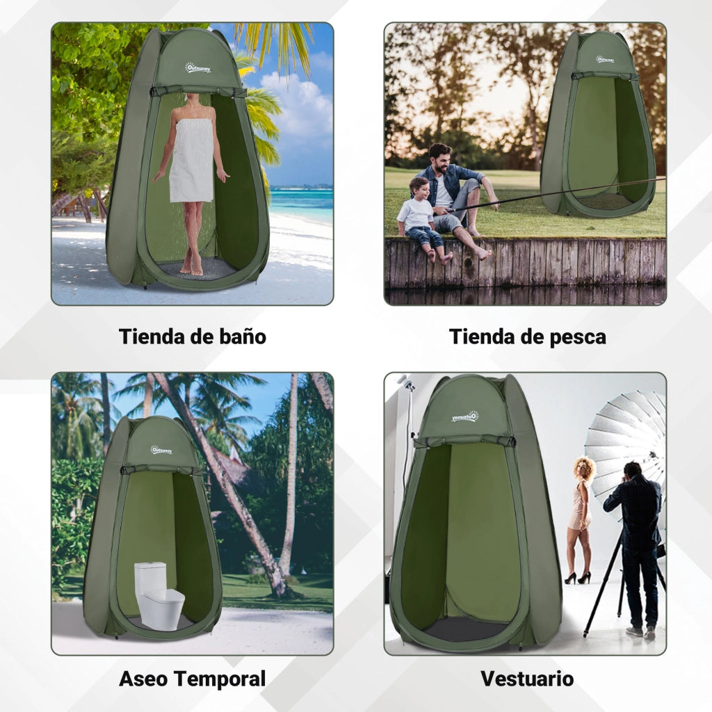 Tienda da doccia ¨C Minimal ¨C Verde 100x100x185 cm