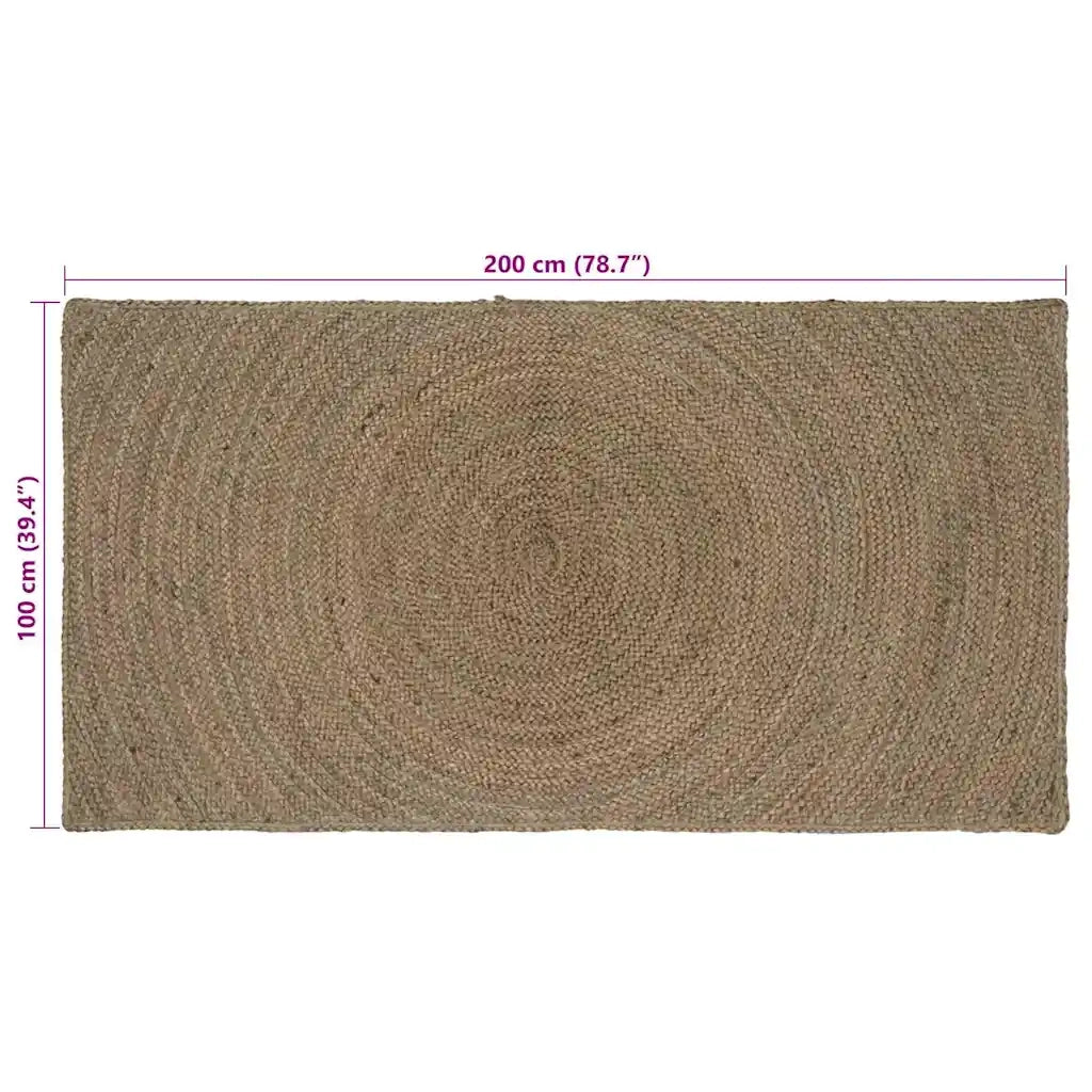Tappeti per area Grigio 100 x 200 cm Juta 42010539