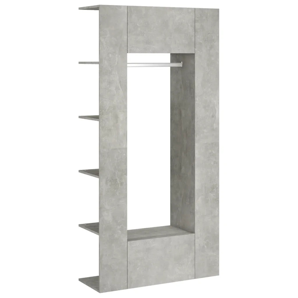 Mobili da Corridoio 2 pz Grigio Cemento in Legno Multistrato 3082039