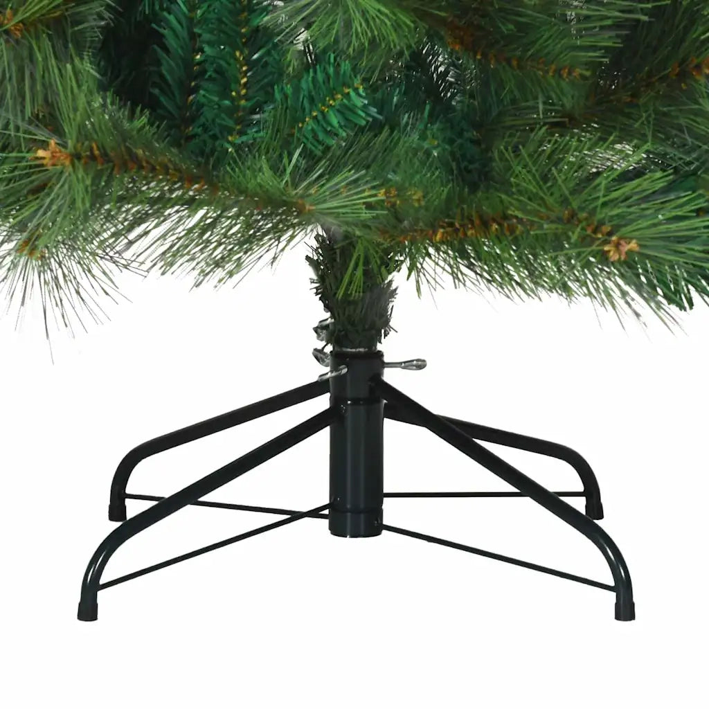 Albero di Natale Artificiale con Rami Pieghevoli Verde 210 cm 42019334