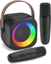 Macchina da Karaoke per Bambini con 2 Microfoni - Giocattolo Regalo per Ragazze e Ragazzi