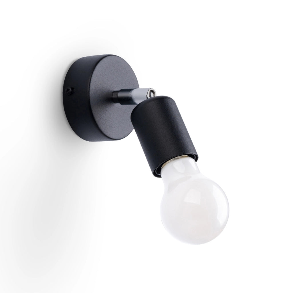Lampada da parete FORNES 1 nero