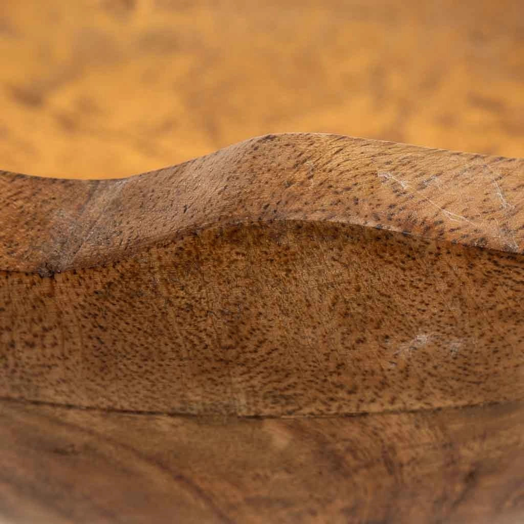 Ciotola in legno rame 30x30x12h cm