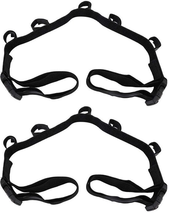 Supporto per pesca a spola 2x - Materiale in nylon resistente - Massimo 220 cm - Compattabile e spazievitore
