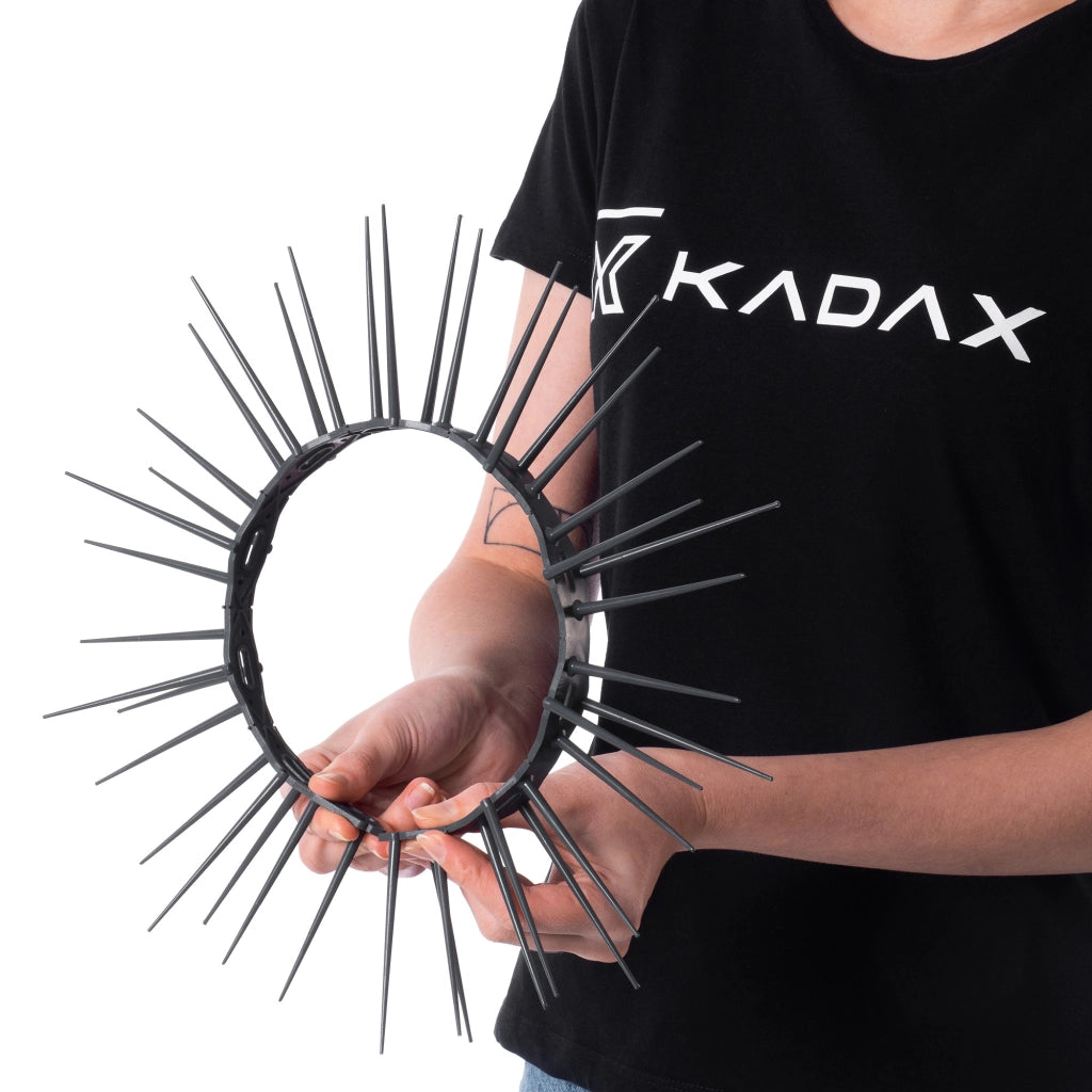KADAX Punte anti-uccelli in plastica, alte 11,64 m, sicure, 24 pezzi
