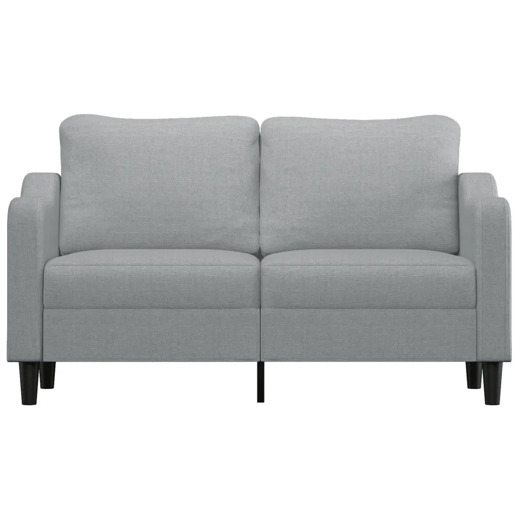 Divano a 2 Posti-Sofa 2 Posti Grigio Chiaro 140 cm in Tessuto 161140