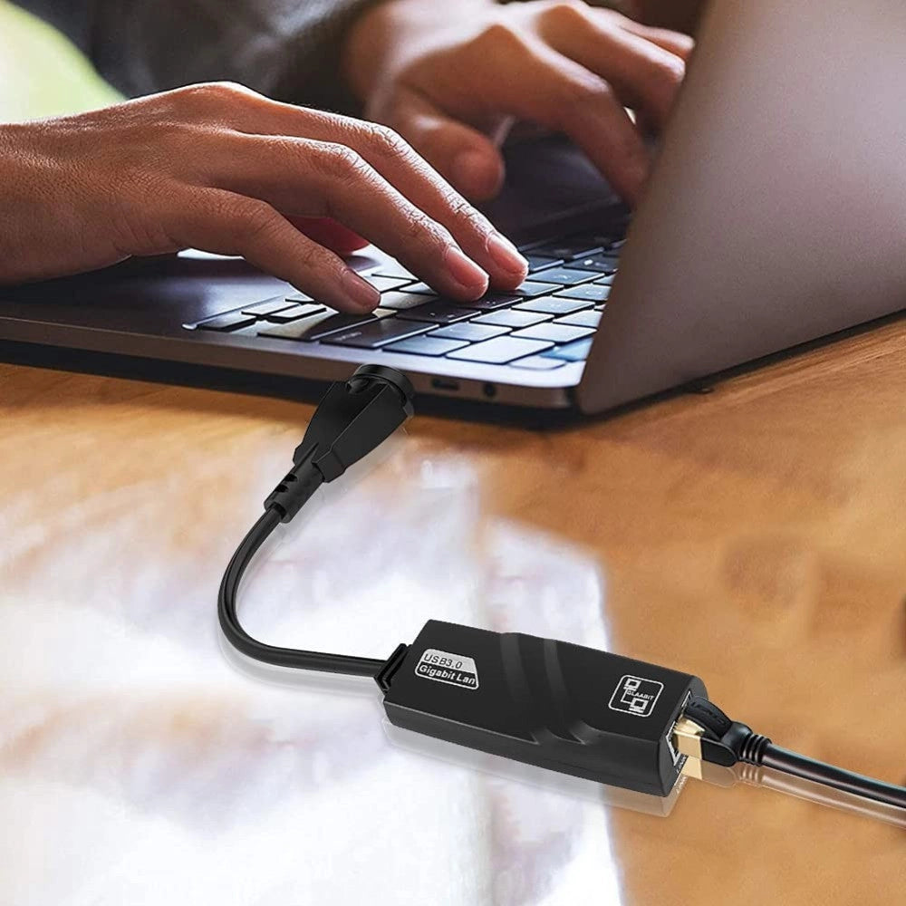 Trade Shop - Scheda Da Usb A Internet Abs Stabile Ambientale Usb 3.0 Gigabit Ethernet Q-c28 -