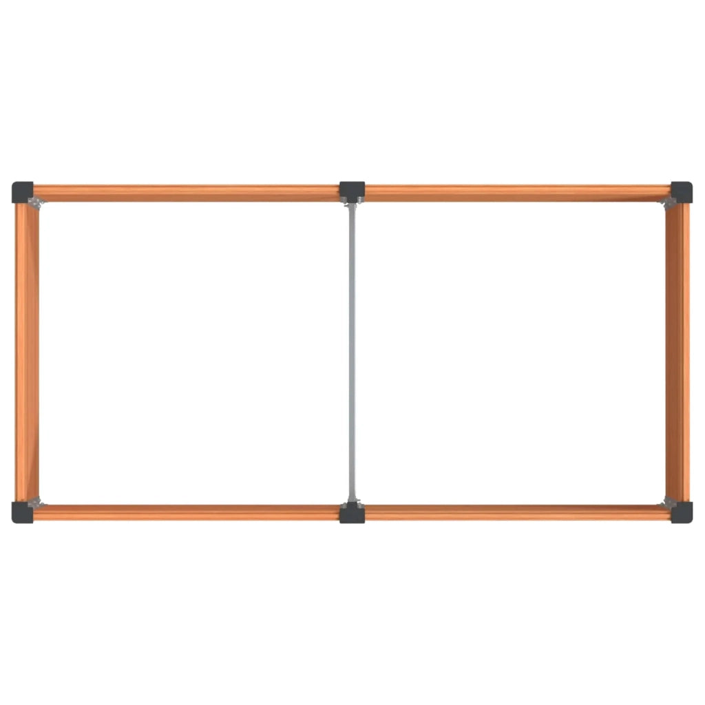 Fioriere | Cassetta per fiori | Letto rialzato da giardino Marrone 100 x 50 x 54 cm