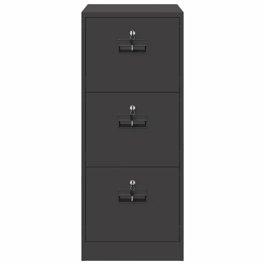 Armadio per File con cassetto Nero 44 x 50 x 106.5 cm