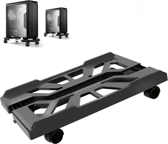 Regolabaricabile Stand per Computer Portatile con Ruote per Tavolo da Ufficio e PC