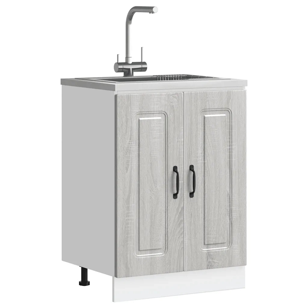 Mobile base lavello Kalmar Grigio Sonoma 60x46x81,5 cm 853443