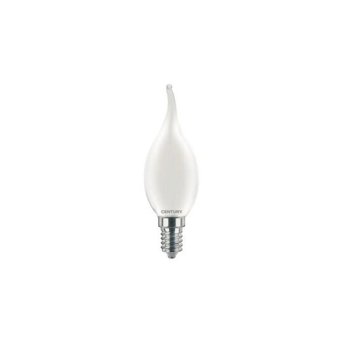 Century Lampadina Led Saten Fiamma E14 4W 470lm 4000k
