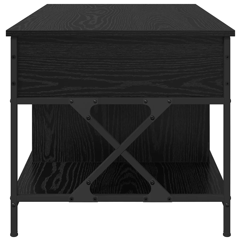Tavolino da salotto Rovere Nero 100 x 55 x 48.5 cm 883037