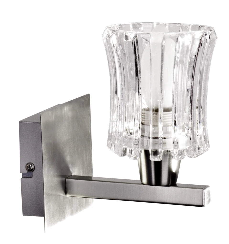 Applique Candellux Ibiza 1xE14 cristallo argento 15cm