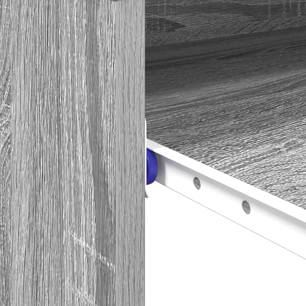 Scrivania Grigio Sonoma 77.5 x 43 x 79 cm Legno multistrato 869519