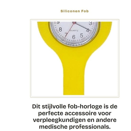 Orologio in Silicone per Professionisti Sanitari