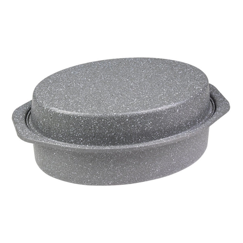 Set di 6 confezioni 3 Pezzi Casseruola Ovale 34x24x10/30x21x5 Carbon Steel
