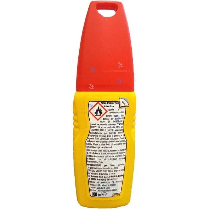 AUTAN TROPICAL VAPO ANTIZANZARE IN FORMATO DA 100ML