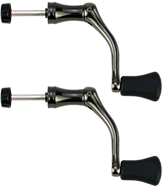 Manubrio a Vela Completo in Metallo - Vela Rotativa - Grip a Rocker - Compatibile con Molte Vismoline - Diverse Dimensioni - Manubrio con Adattamento Perfetto - Vela da Pesca