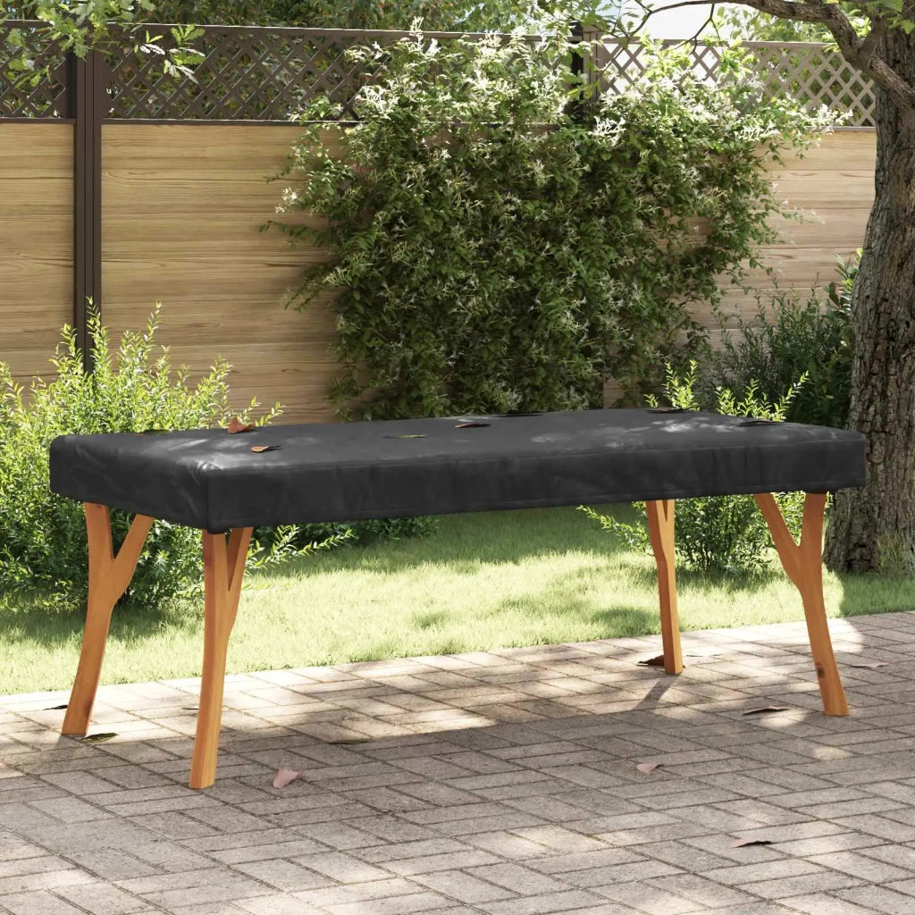 Copertura Tavolo Tinta unita Nero 182 x 92 x 15 cm Tessuto 4106111