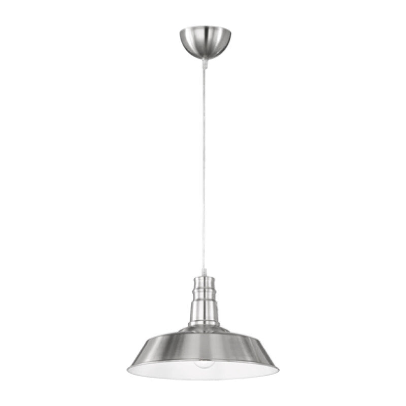 LAMPADA SOSP WILL METALLO D 36 CM ACCIAIO SATIN- 1,0 pz