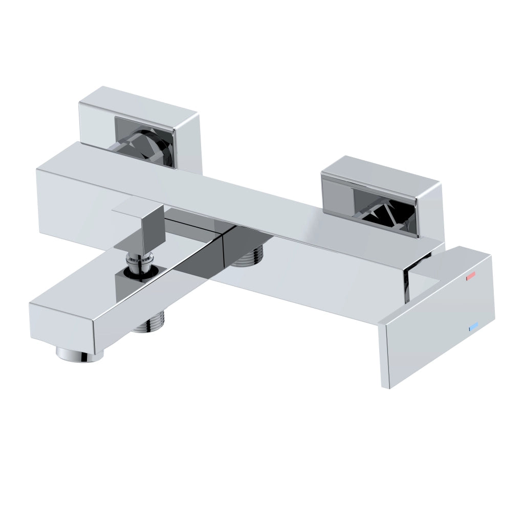 Miscelatore Vasca Serie Rubik Cromato