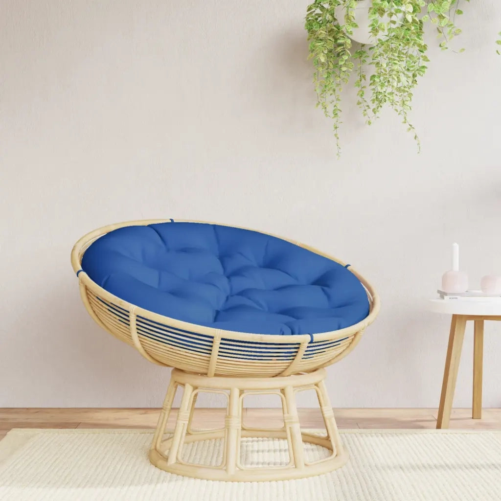 Cuscino Rotondo Blu Reale ? 100x11 cm in Tessuto Oxford