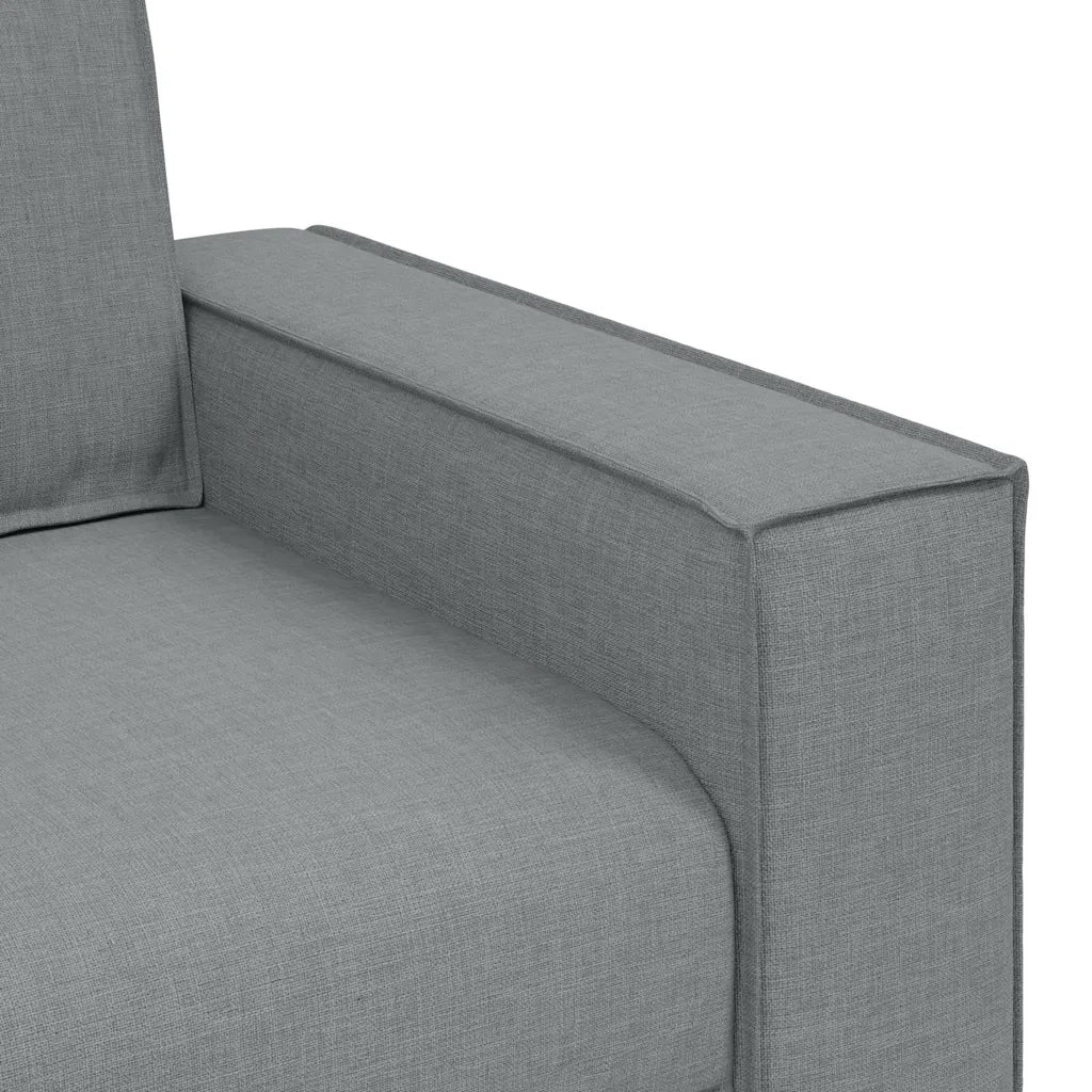 Poltrona Divano Grigio Chiaro 100x78x84 cm Tessuto 4104960