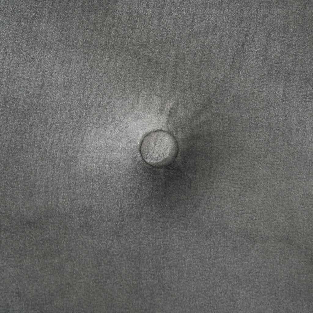 Divano letto ¨C Minimal ¨C grigio, velluto, 130x78x79 cm
