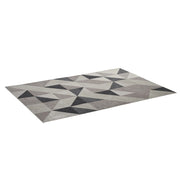 Tappeto Moderno Geometrico Velluto Grigio ¨C Minimal ¨C 230x160 cm