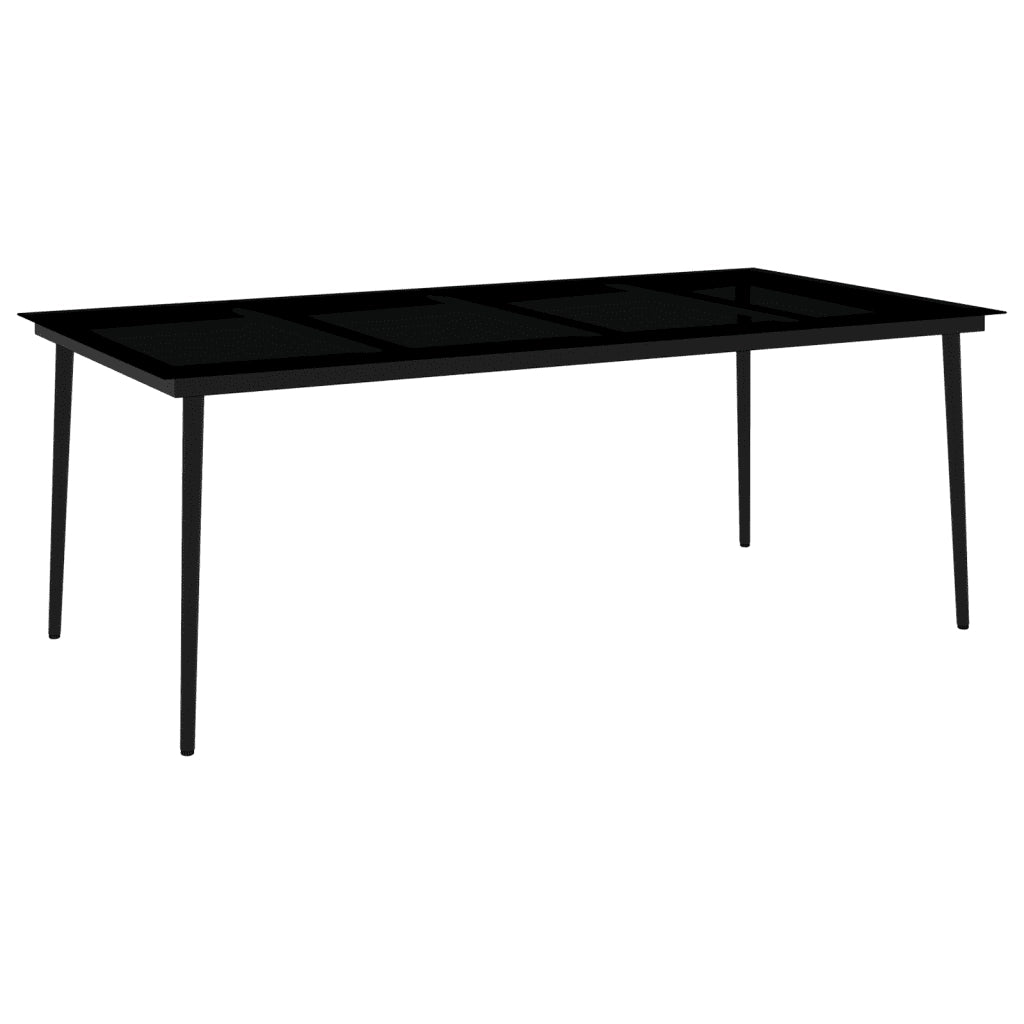 Set da Pranzo da Giardino 9 pz con Cuscini Grigio 3099502
