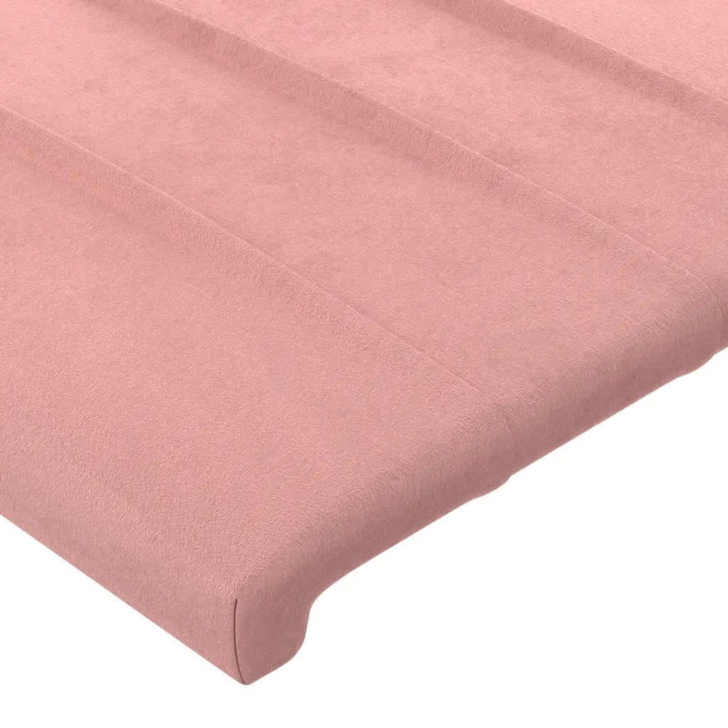 Testiera ad Orecchio-Testata con Orecchie Nera 93x16x78/88 cm in Velluto 874268