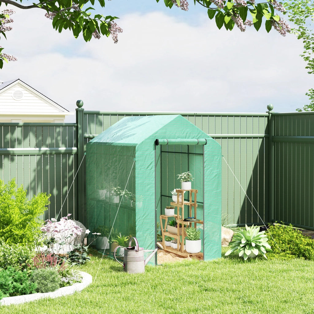 Serra da giardino 2 livelli ¨C Minimal ¨C 186x120x190cm verde