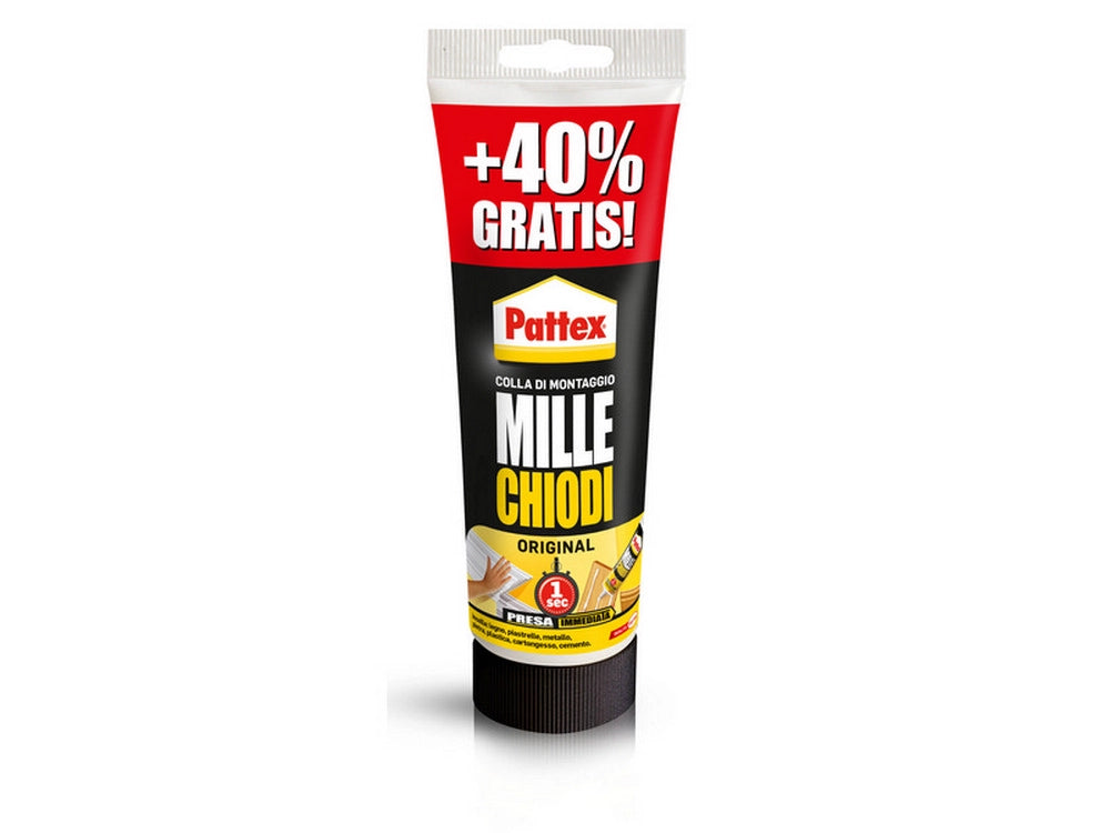 12pz colla pattex mille chiodi original tubo gr.250+100 omaggio cod:ferx.vit35573
