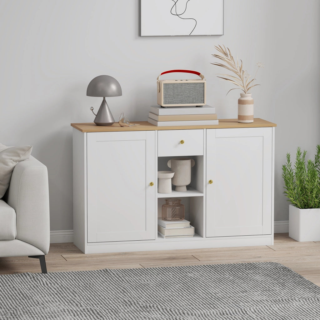 Mobile da cucina con cassetto e ante ¨C Xylo ¨C Bianco Spanplatte