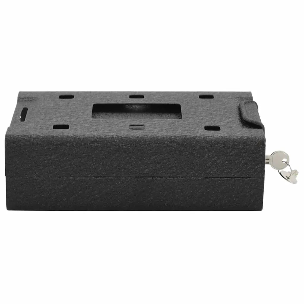 Cassaforte per Auto con blocco Nero 22 x 16 x 7 cm Acciaio 42011320