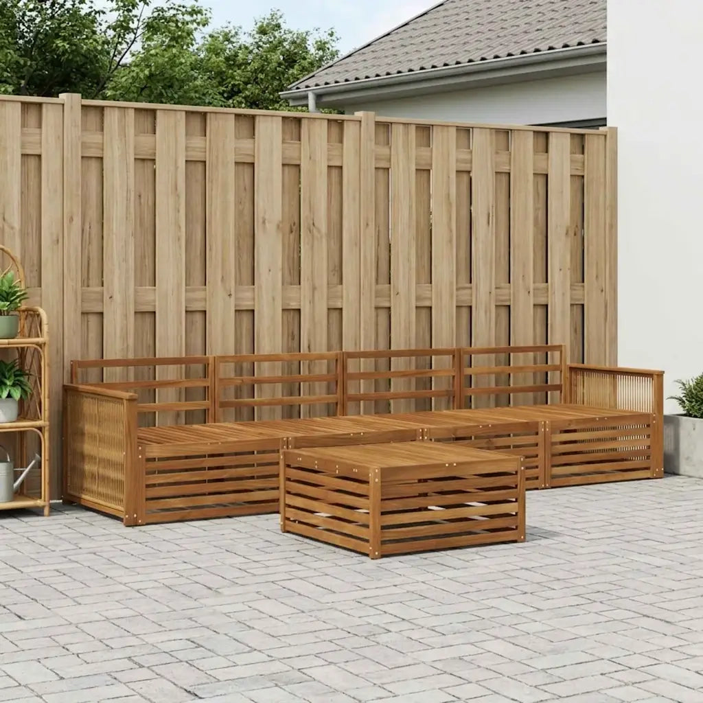 Set di divani da esterno 5 pcs Naturale 3382997