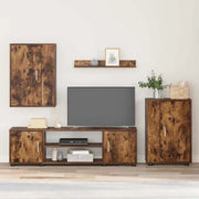 Set mobile TV 4 pcs Rovo affumicato Legno multistrato 3397900