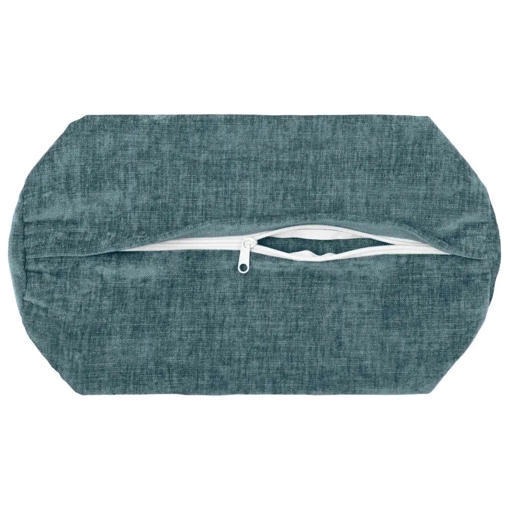 Federa 6 pz HEERLEN Blu Ø 15 x 40 cm Tessuto Chenille 923286