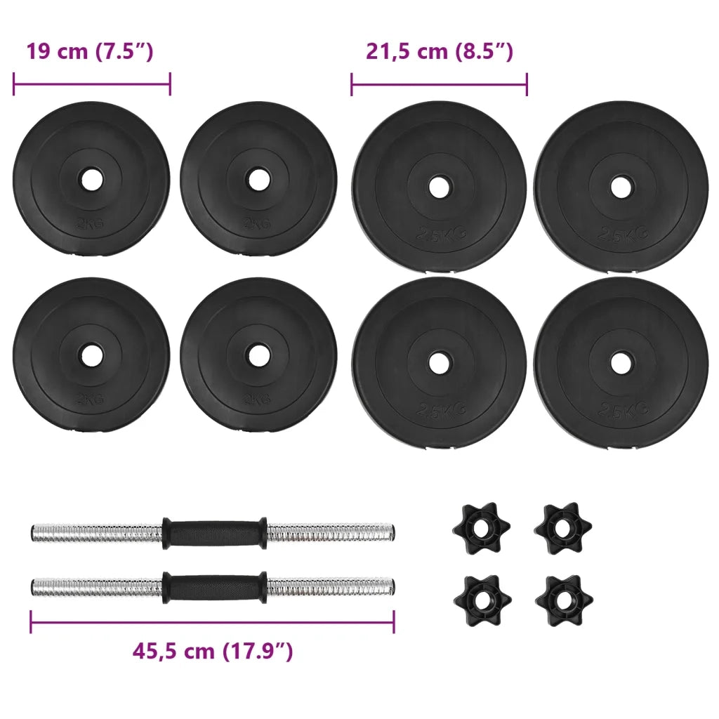 Set di Manubri 14 pz 20 kg 91407