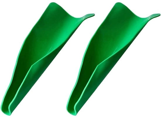 Strumento di drenaggio flessibile - 2x riutilizzabile - gomma/aluminium - 37 x 17 cm - adatto per olio motore/benzina - drenaggio flessibile