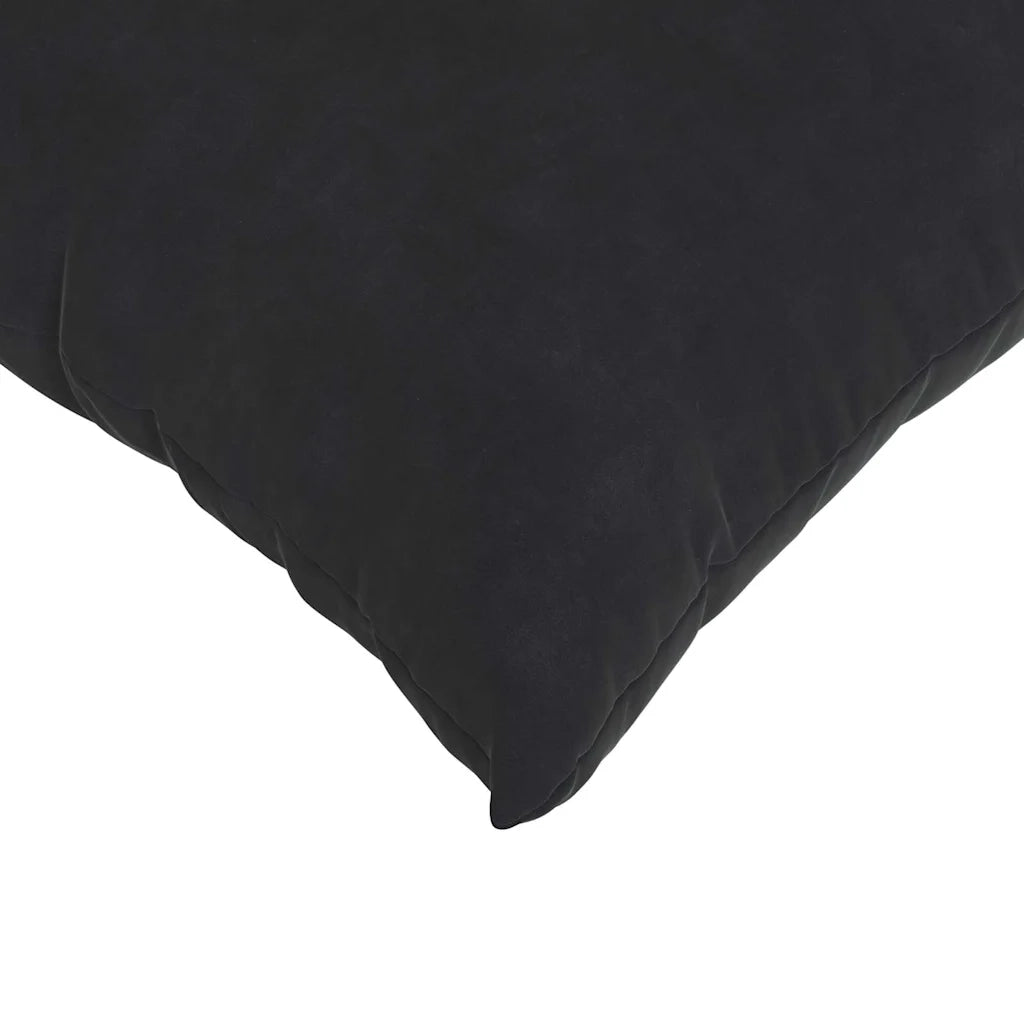 Cuscini da Divano 2 pcs Nero 45 x 45 cm Tessuto in Cords 42013934