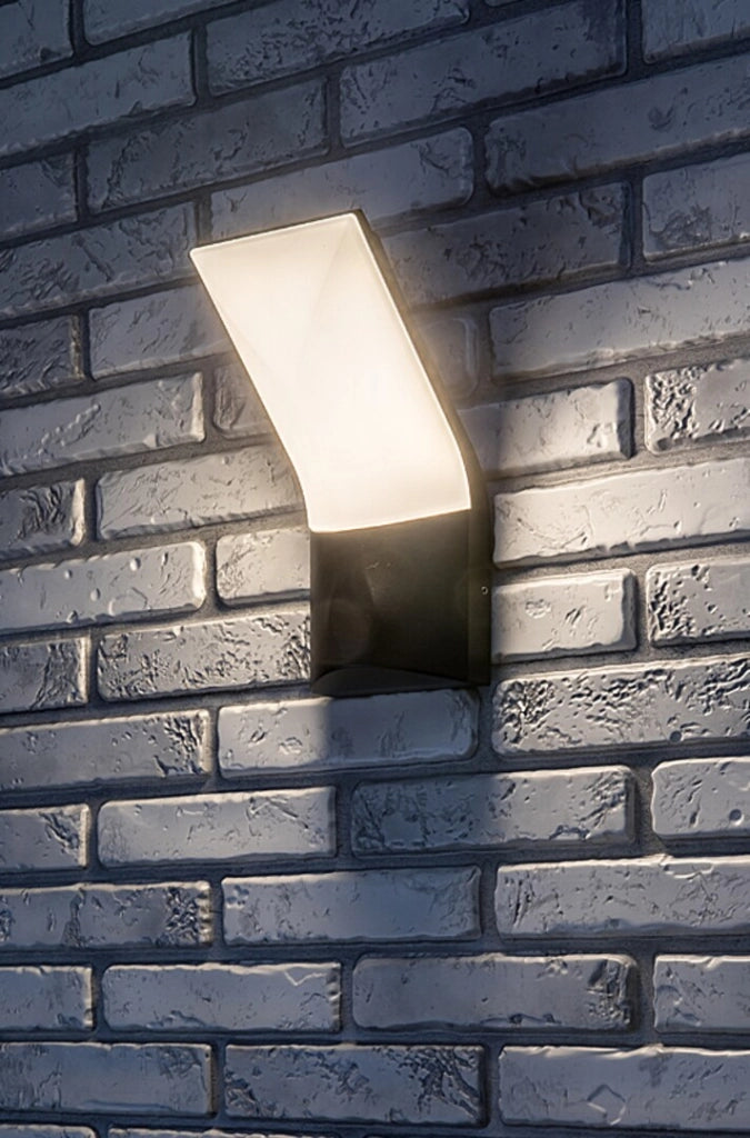 Applique esterna nera LED 10W 3000K IP54 Rabalux Tolna