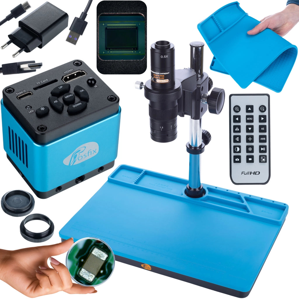 Mikroscopio Digitale Earth Pro MCEP-0.5X con Camera Aquarius PRO KMAP-HDMI-USBC 8